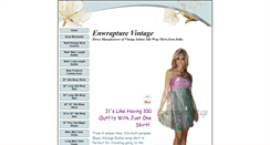 Desktop Screenshot of enwrapturevintage.com